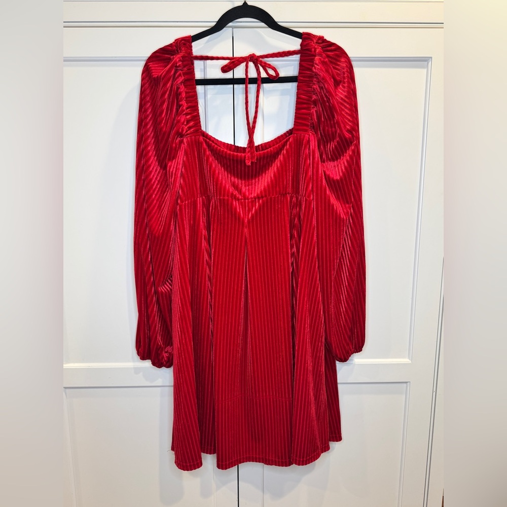 NWT Red Velvet Babydoll Dress Valentine’s